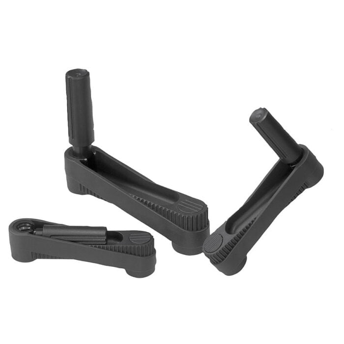 K0268_PBMN Kipp crank handles with safety grip, with keyway