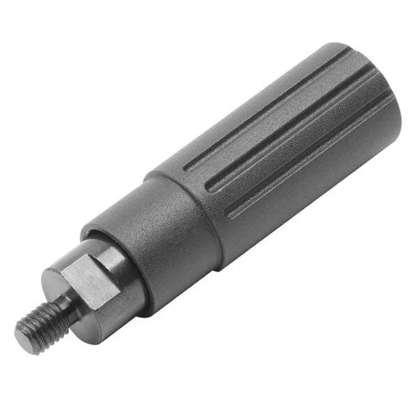 K1468_AG Kipp Plastic cylindrical grips, revolving, with external thread