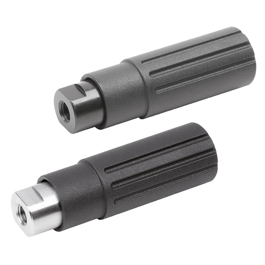 K1468_IG Kipp plastic cylindrical grips, revolving, with internal thread