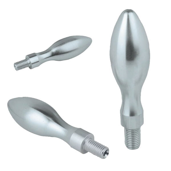 K0166 Kipp machine handles fixed steel, DIN 39 form E