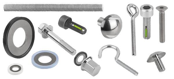Fasteners, Screws, Nuts & Washers
