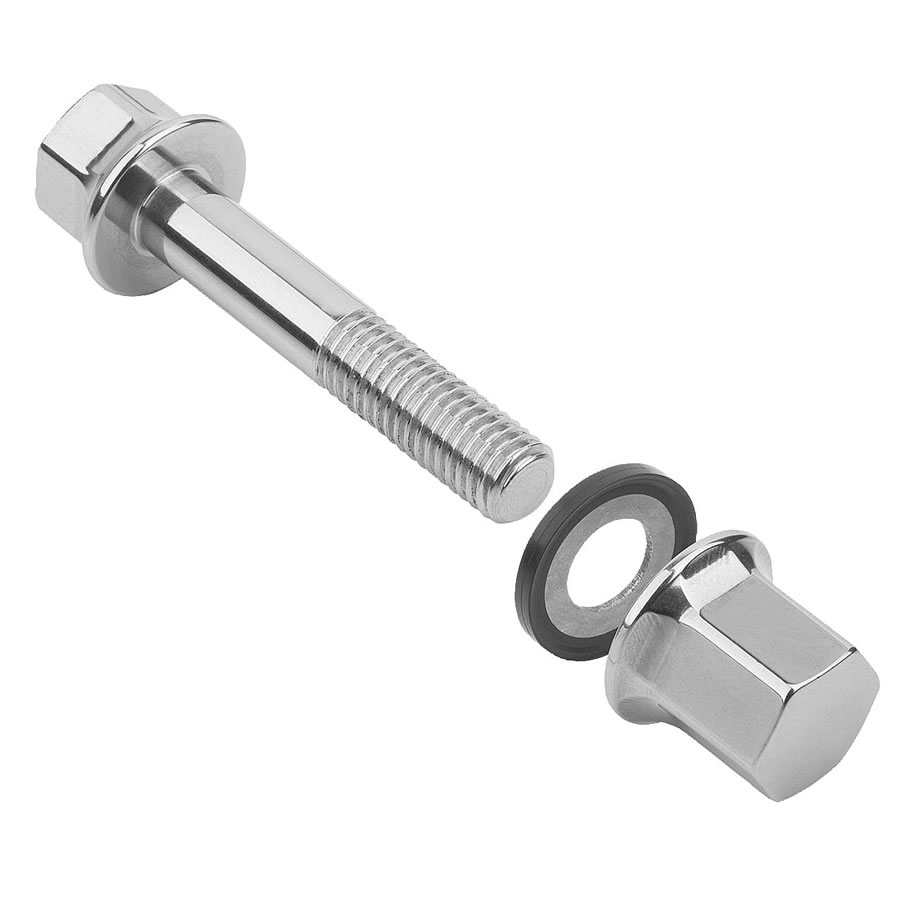 K1594 Kipp Stainless steel cap nuts with collar, seal, shim washer for Hygienic USIT® set